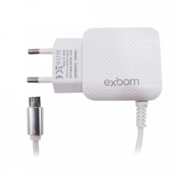 Carregador de Celular Usb/Micro Usb Exbom Ca2u-c20v8 Branco