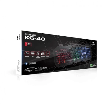 Teclado Usb C3tech Gamer Kg-40bk