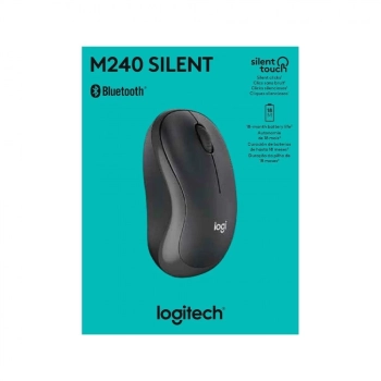 Mouse S/Fio Bt Silent M240 Grafite Logitech