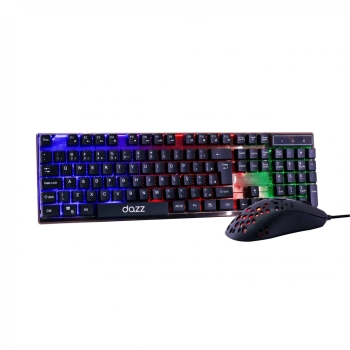 Kit Teclado e Mouse Diamond Dust Usb2.0 Preto