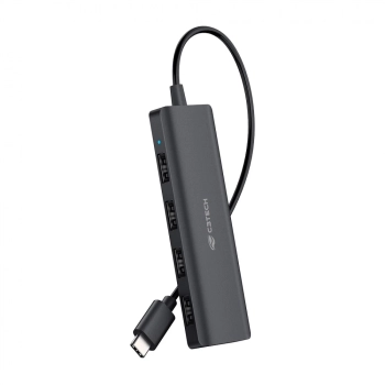 Hub Usb 2.0 4 Portas Usb-usbc Hu-c230bk C3tech