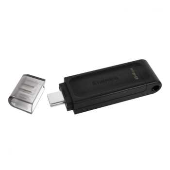 Pen Drive Kingston Datatraveler 70 64gb Preto - Usb-c - Dt70/64gb