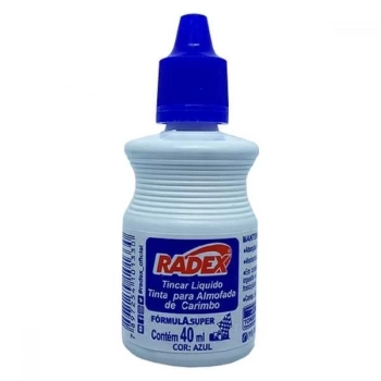 Tinta para Carimbo Radex Azul 40ml