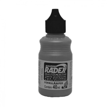 Tinta para Carimbo Radex Automatic Preta 40ml