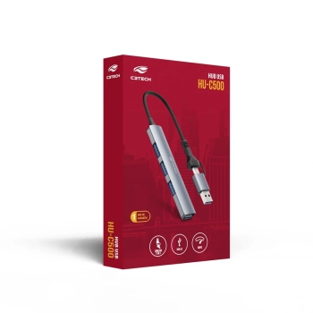 Hub Usb-c 3.0 4 Portas Hu-c500gy C3tech