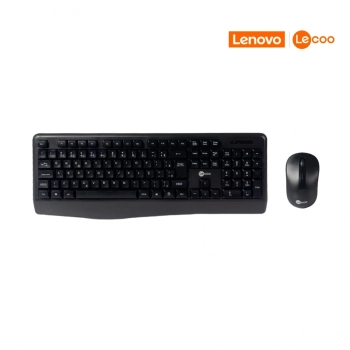 Teclado e Mouse Wireless Lecoo Kw211 Preto