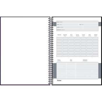 Caderno Universitario Capa Dura 12x1 Cliff 192 Folhas Capas Diversas