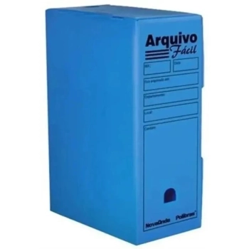 Arquivo Morto Facil Polionda 250x130x350mm Azul